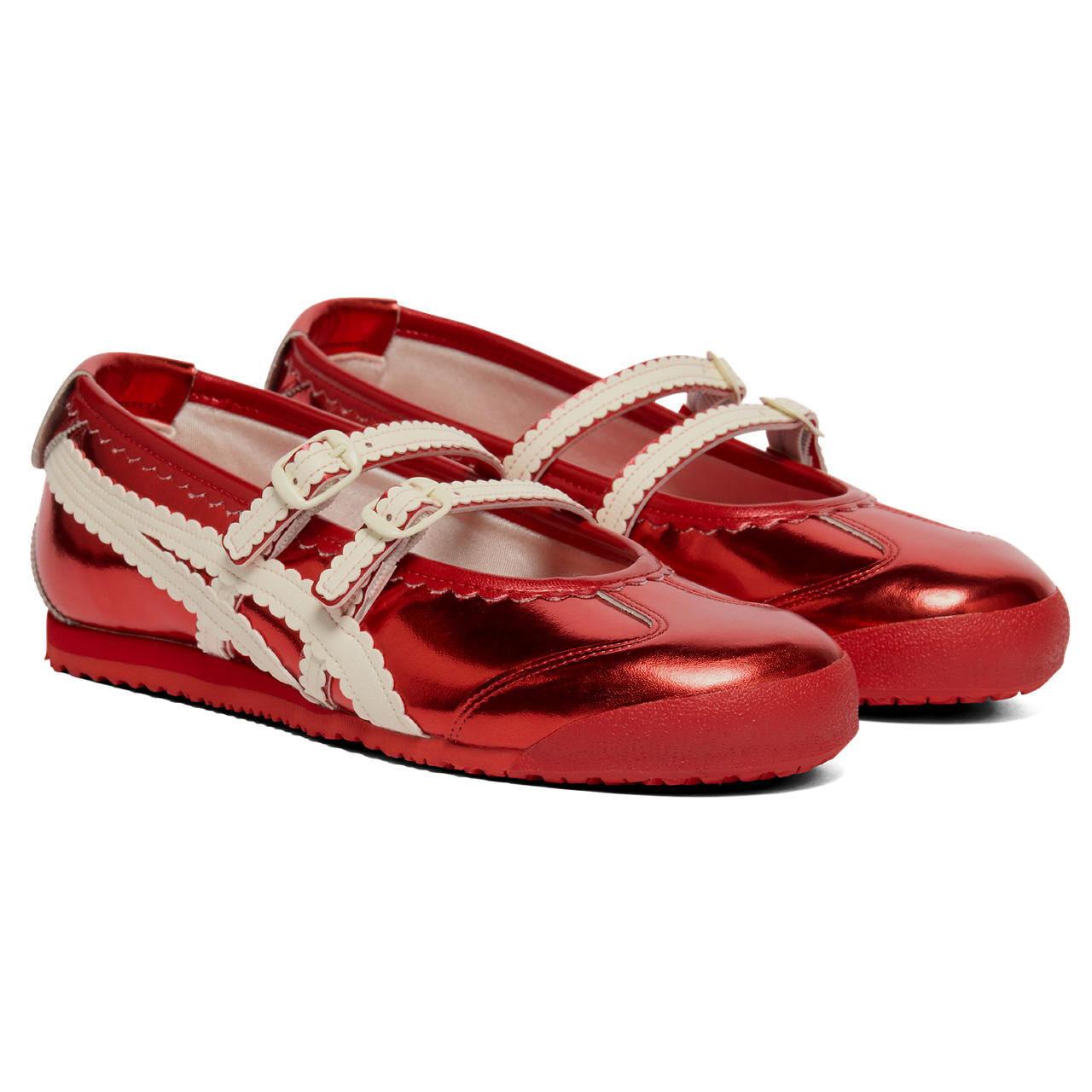 Onitsuka Tiger MEXICO 66 金屬感紅色瑪莉珍