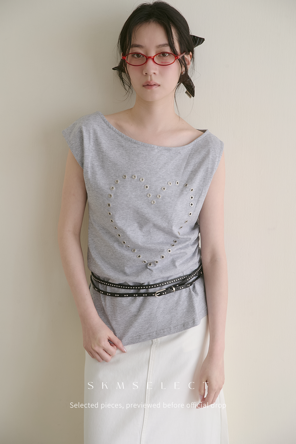 R.金屬愛心上衣-3色