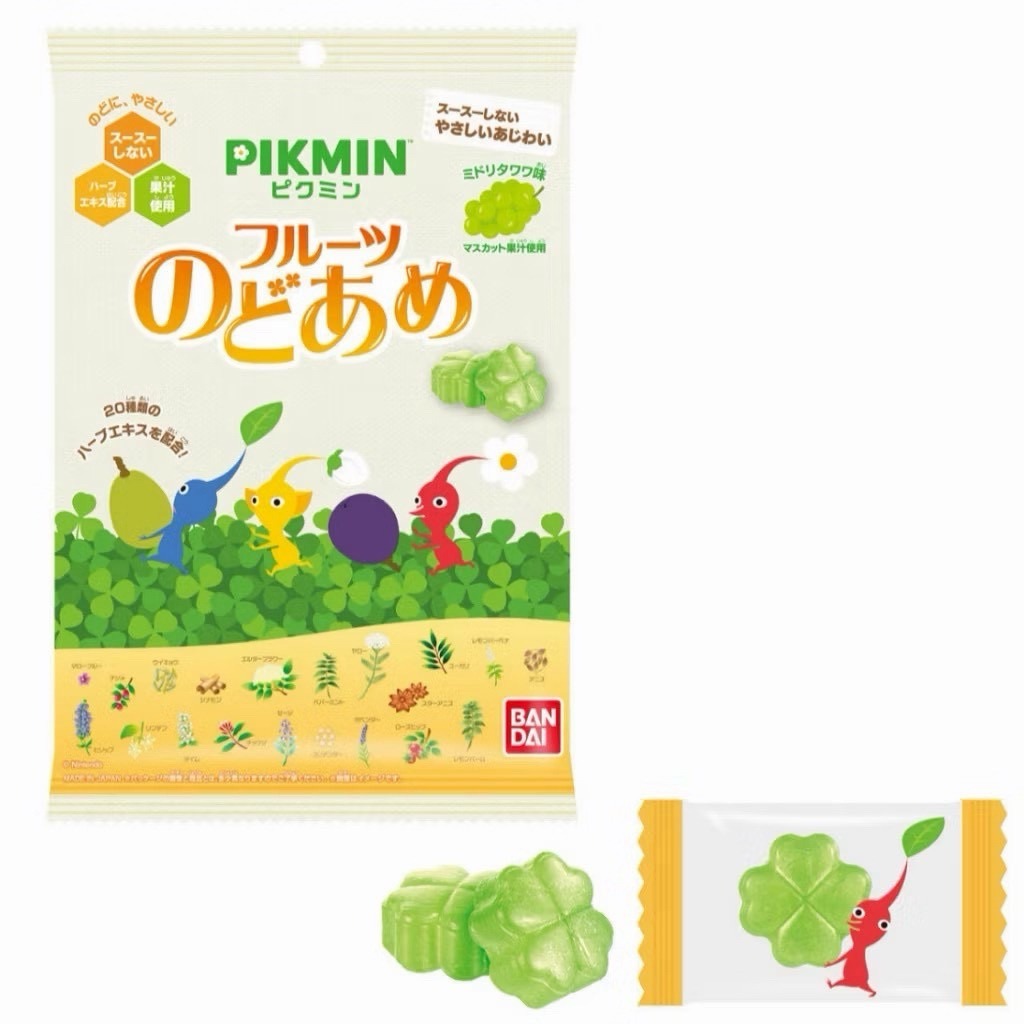 【日本連線】NINTENDO PIKMIN 皮克敏 水果喉糖 麝香葡萄 PIMKET