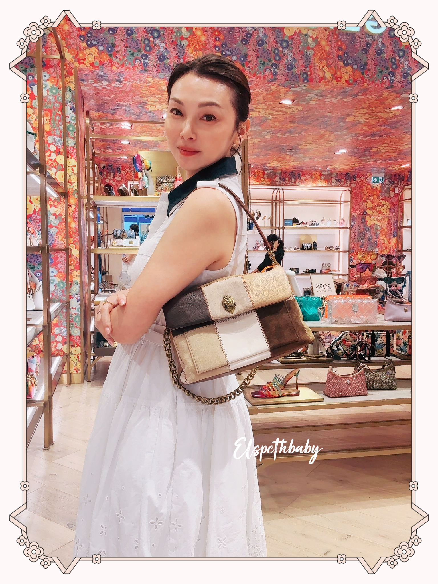 英國代購 -KG Kurt Geiger CELIA SHOULDER BAG 特色拼色