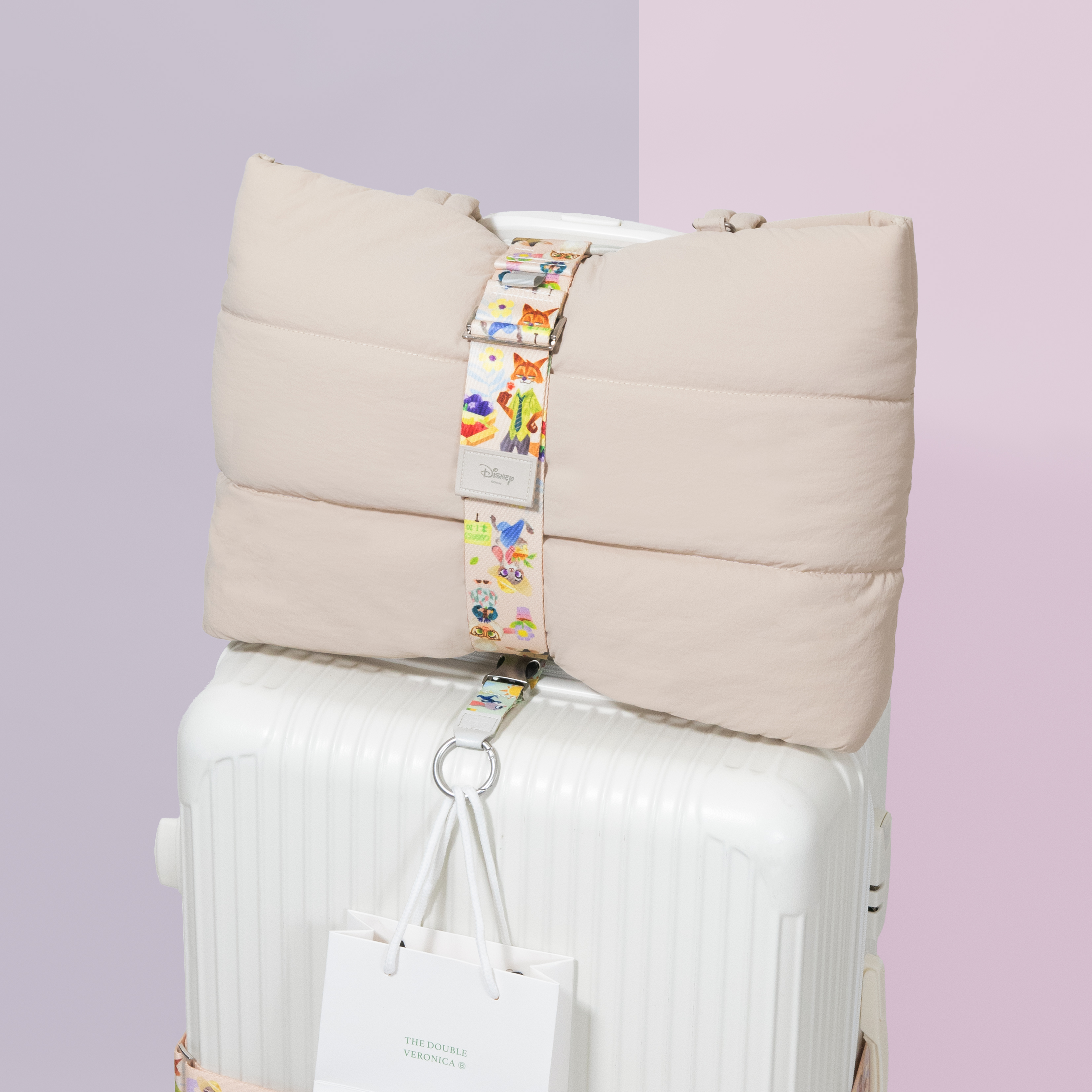 Disney 動物方城市-行李彈性固定帶【正版授權】