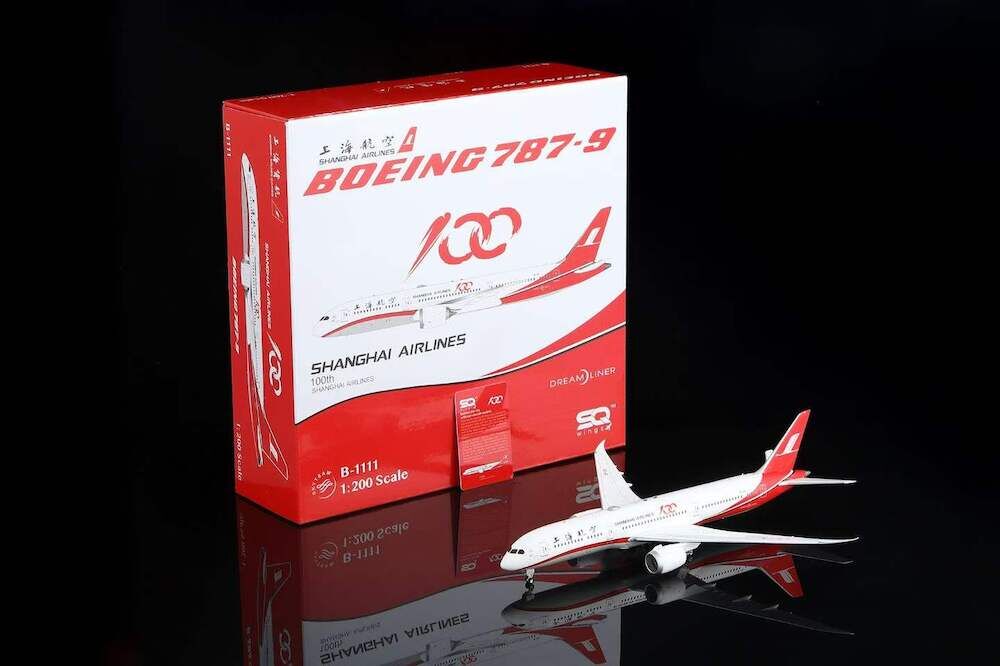 SQ Wings   1/200 上海航空 B787-9 100周年 機編:B-1111