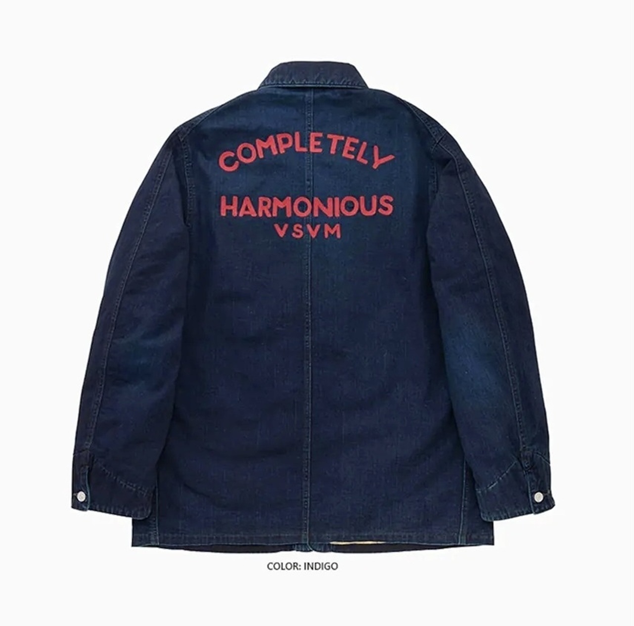 RE-STOCK: VISVIM 2026 S/S OSIRIS DOWN COVERALL DMGD JKT - INDIGO PRE ORDER ITEM (預訂中)