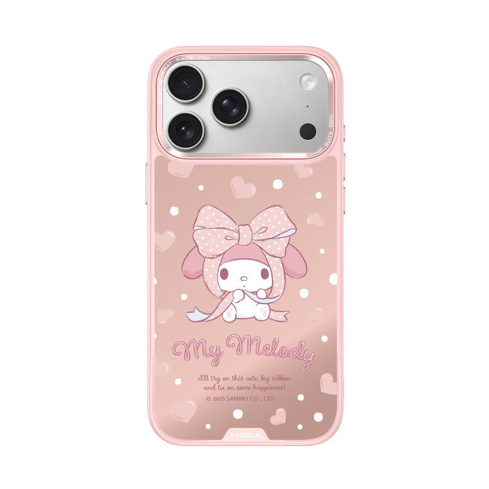 iPhoneアクセサリー My Melody Chrome Case (iPhone 17) My Melody Lens Guard Case for iPhone 17 16 15 14 13 Pro Max mini