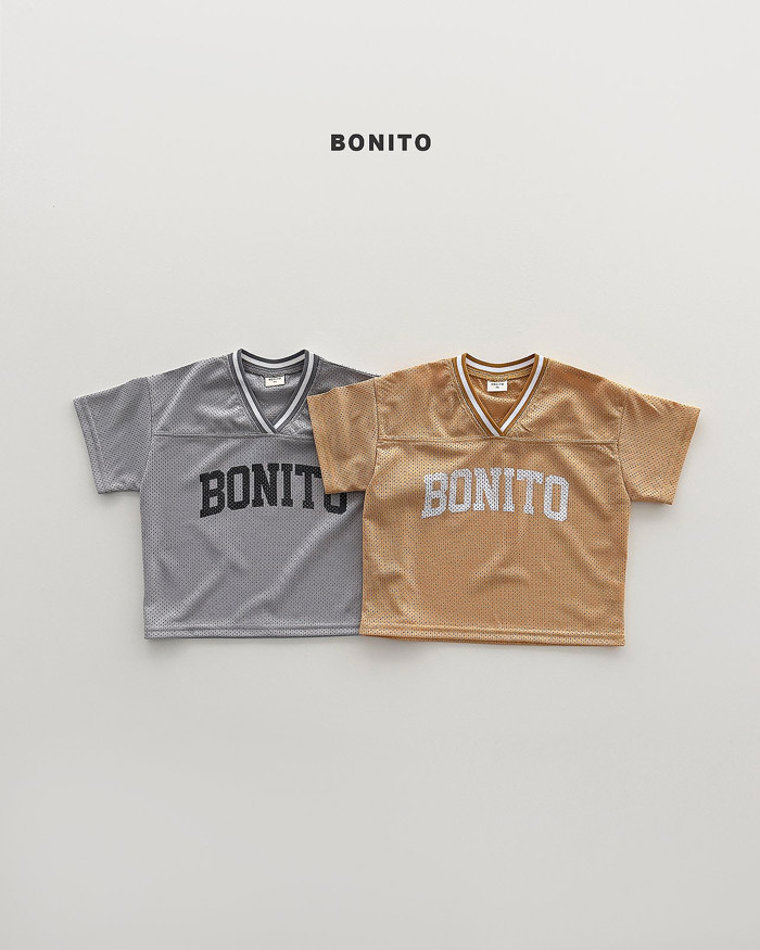 正韓夏Bonito 嫩嬰/小童兩色Bonito運動感上衣