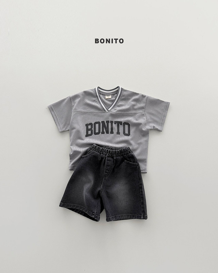 正韓夏Bonito 嫩嬰/小童兩色Bonito運動感上衣