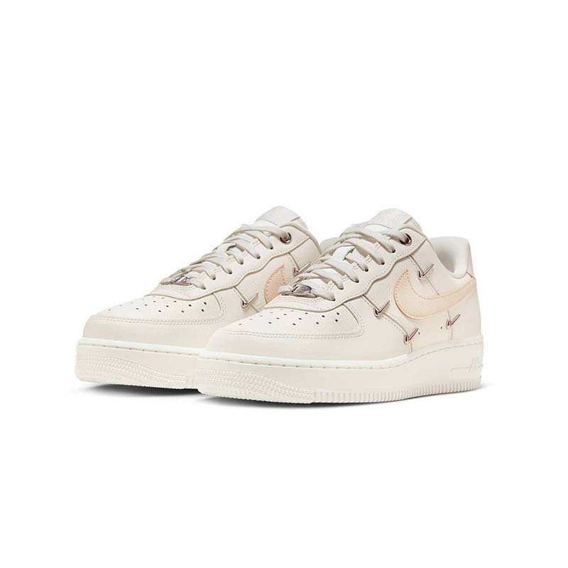 Nike Air Force 1 Low 07 LX 櫻花粉 玫瑰金勾 米白 女鞋 FV8110-181 [台灣現貨]