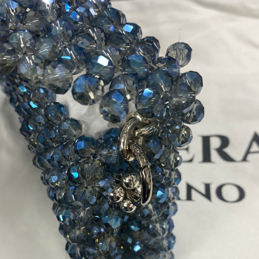 1PO1013-021 (Defect) PALERA MILANO Santorini Blue/Silver #BGSASL-CB10X8 (B-EU-E)