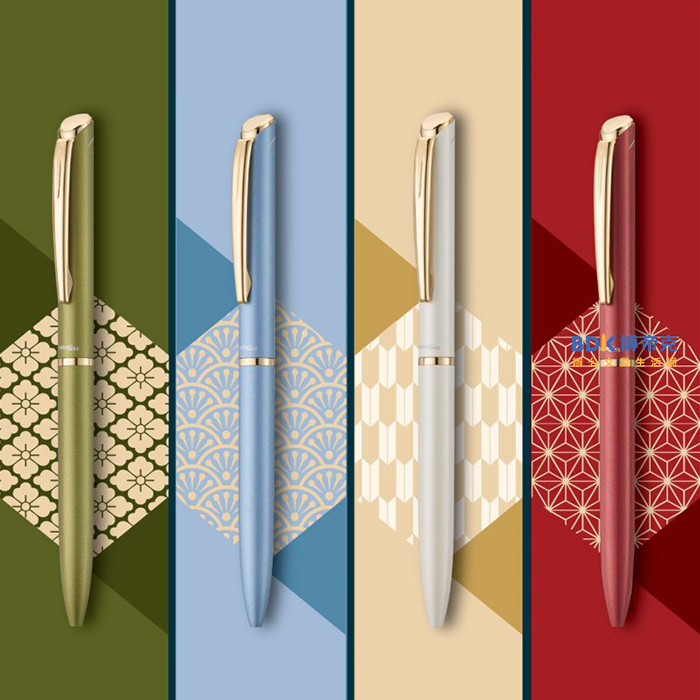 Pentel 飛龍文具 ENERGEL‧ES 極速金屬鋼珠筆0.5mm BLP2005JP 和風限定版