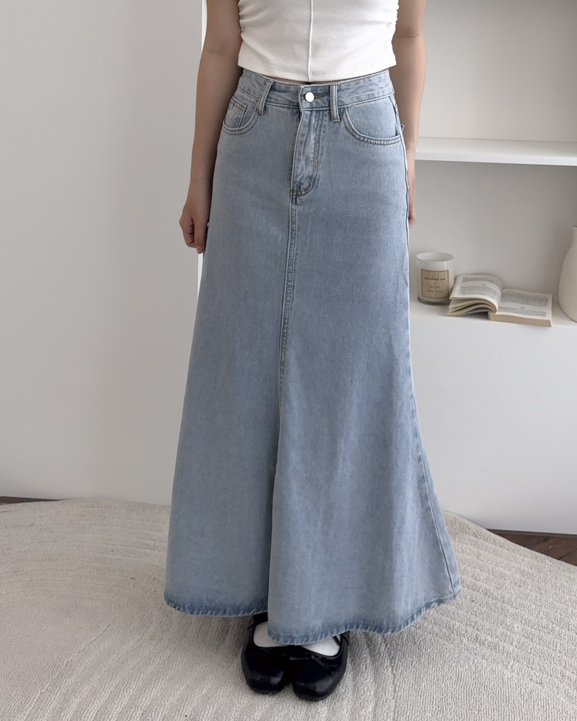 法朵Fado shop｜口袋牛仔魚尾裙 454C001 三色