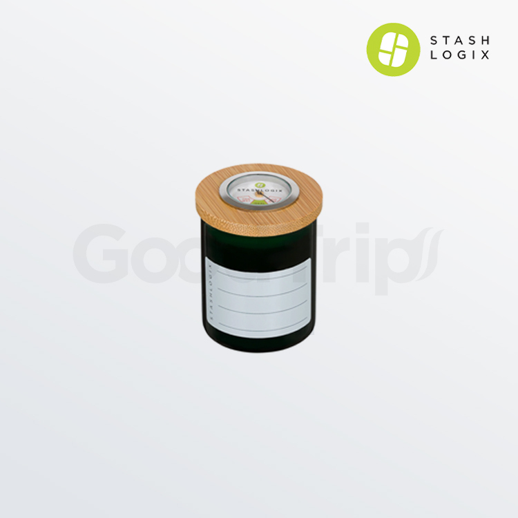 StashLogix 氣密儲存罐 附濕度顯示器 小款