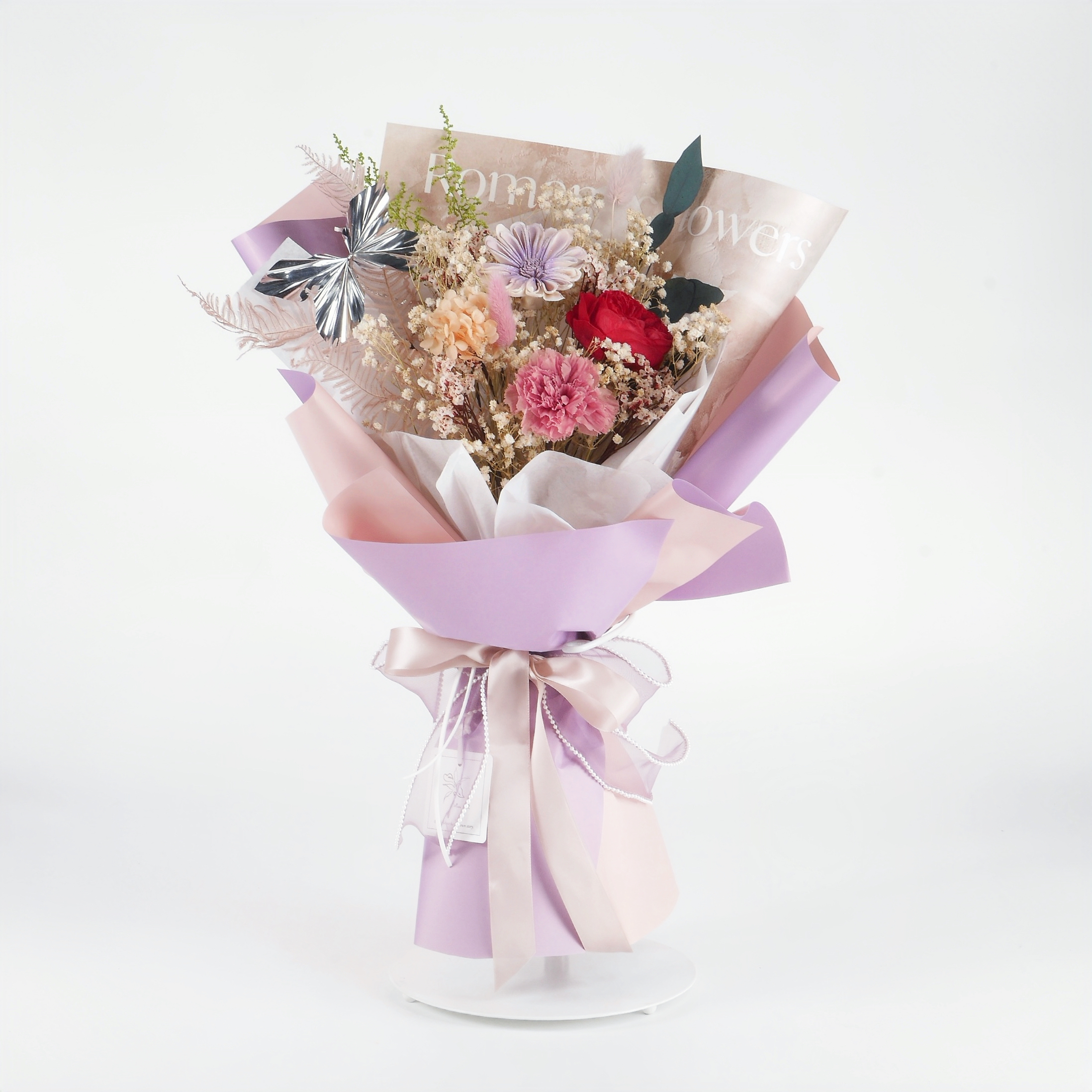 【馨愛之人】永生康乃馨中型花束