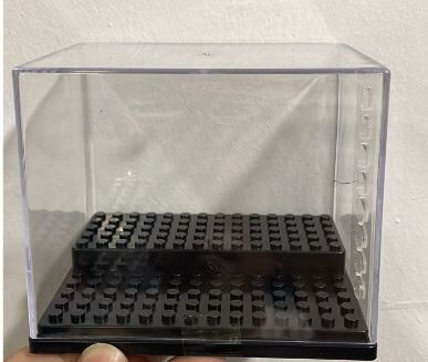 小颗粒乐高积木展示盒 双层 可叠