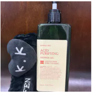 [S] KAFEN ACID PURIFYING SHOWER GEL + FREE RANDOM COLOUR HAIRBAND, SK18 (SK18)