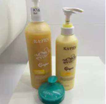 [S] KAFEN Ginger Shampoo 760ml*1 + Conditioner 500ml*2 + Free KAFEN Shampoo Comb, SK16 (SK16)