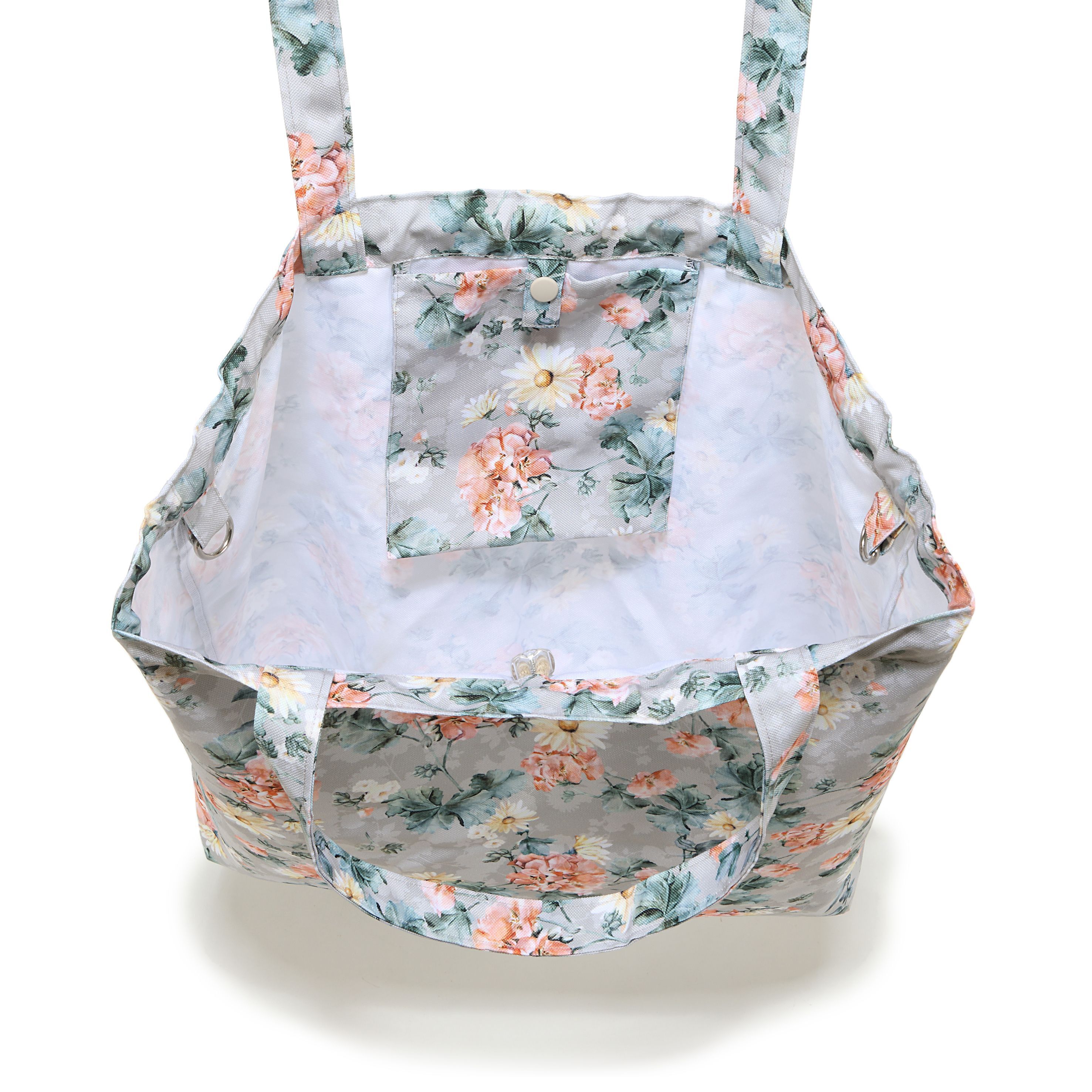 La Millou波蘭 FEERIA 多功能時尚媽媽束口購物袋｜春日小雛菊