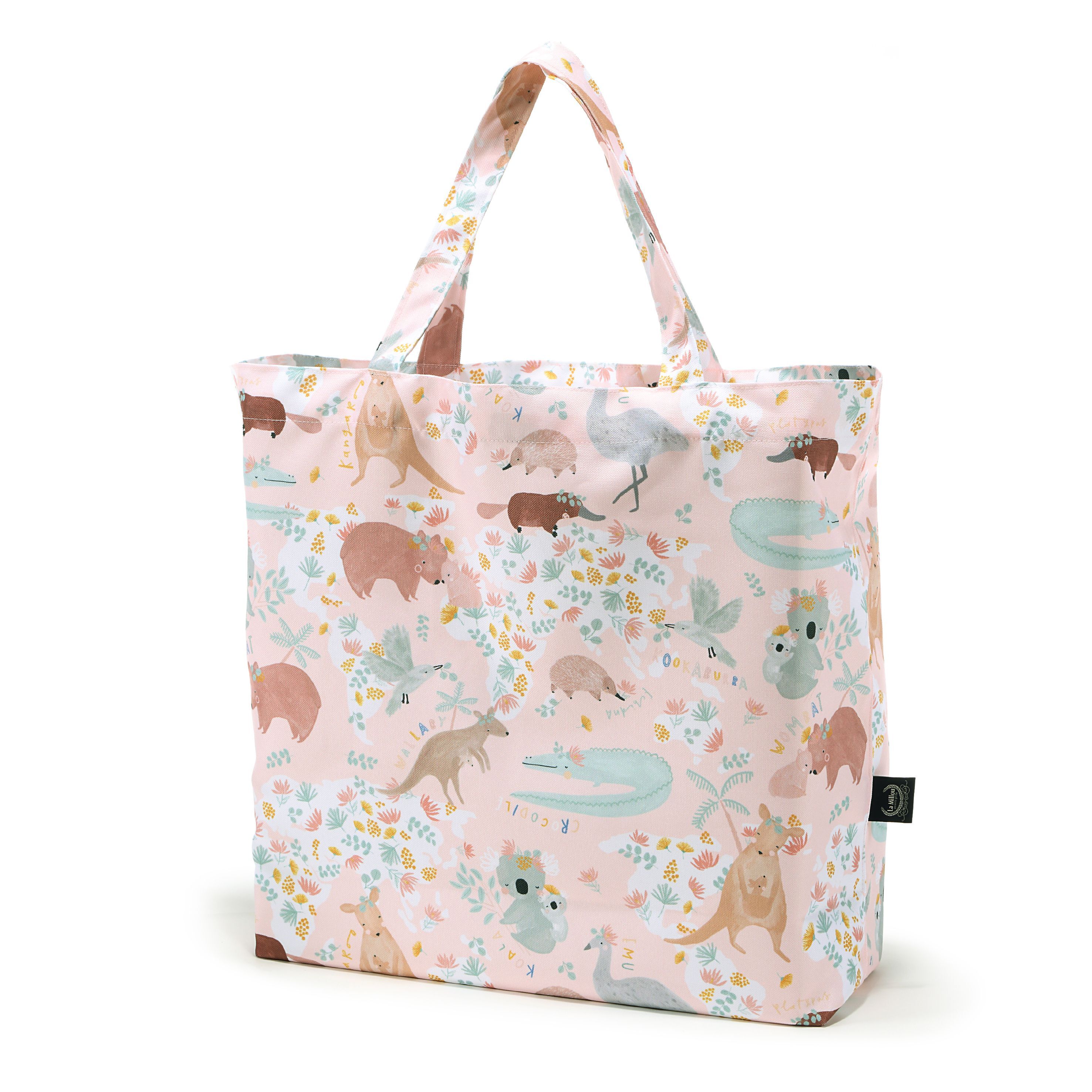 La Millou波蘭 FEERIA 多功能時尚媽媽束口購物袋｜澳洲森友會(粉底)