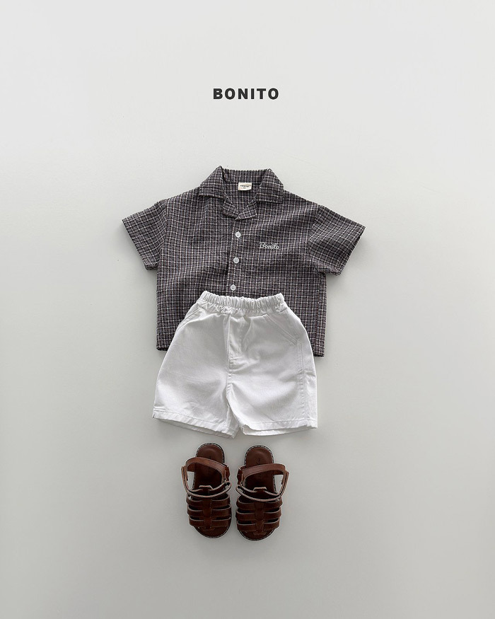 正韓夏Bonito 嫩嬰/小童兩色隨興POLO領上衣