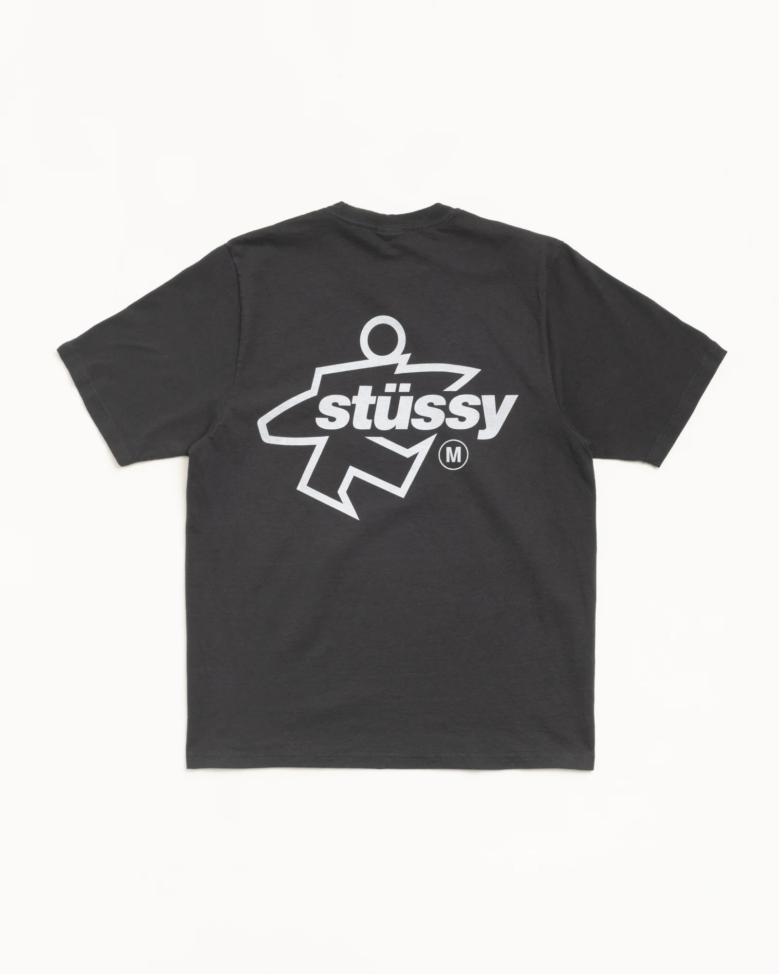Stussy Pigment Dyed Surf Size Tee - BLACK