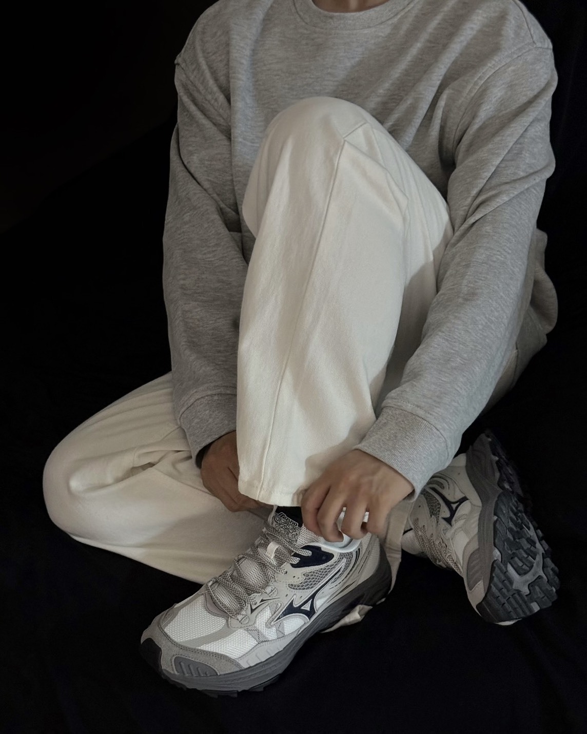 Mizuno Racer ADV Grey 復古 緩震 透氣 霧感灰