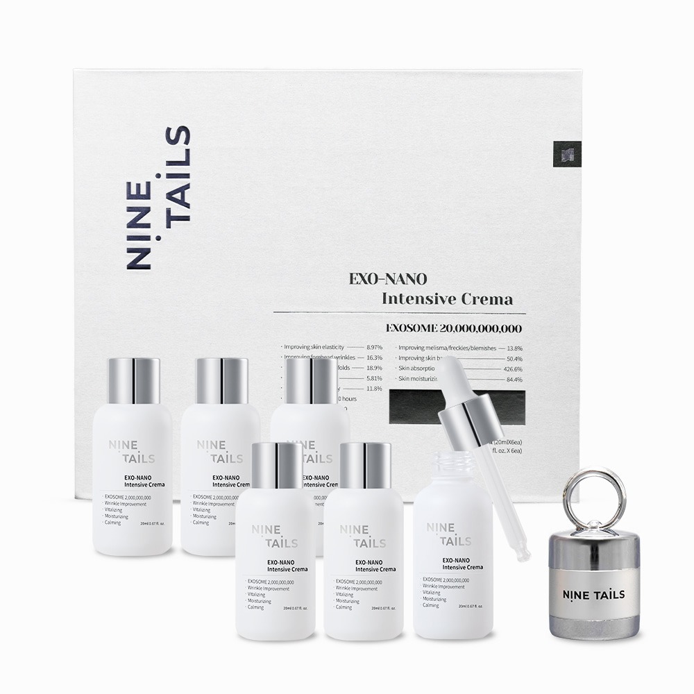 NiNE TAilS Exo-Nano 密集修護霜 Exo-Nano Intensive Crema (20ml x6支) + LED 美容儀 (U7)