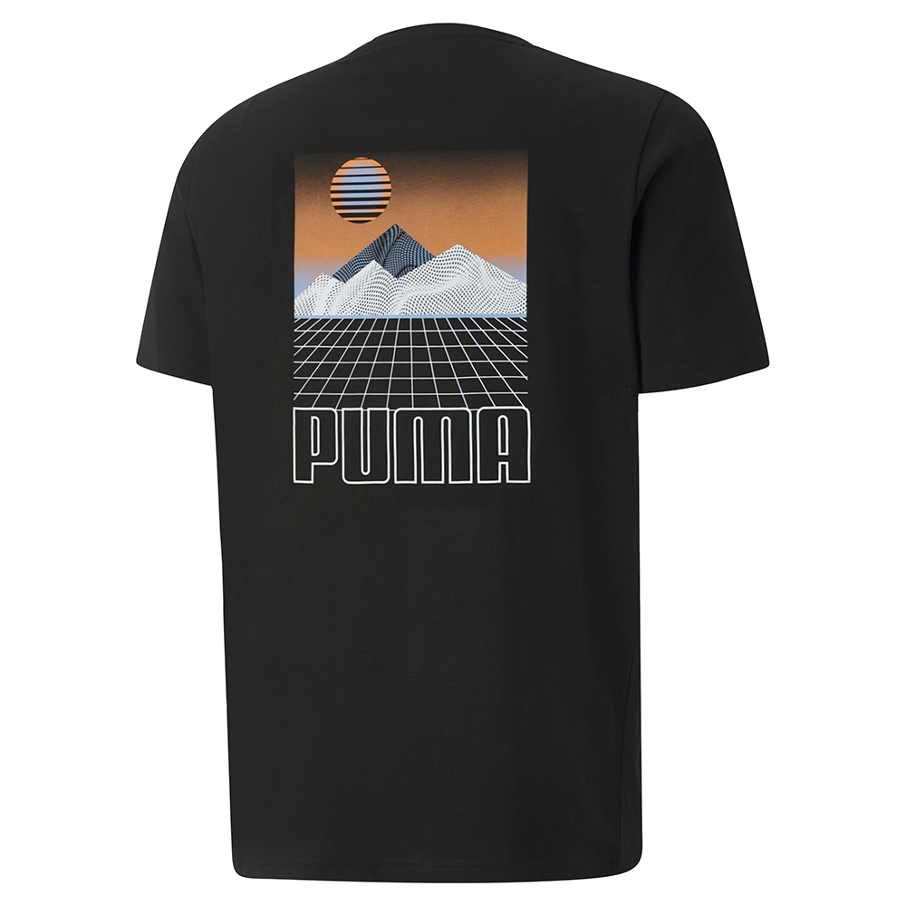 PUMA 短T 基本系列 黑色 山峰 短袖 T恤 男 68379301