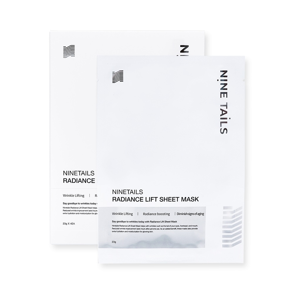 NiNE TAilS 潤澤提拉面膜 Radiance Lift Sheet Mask (23g x4片) (U8)