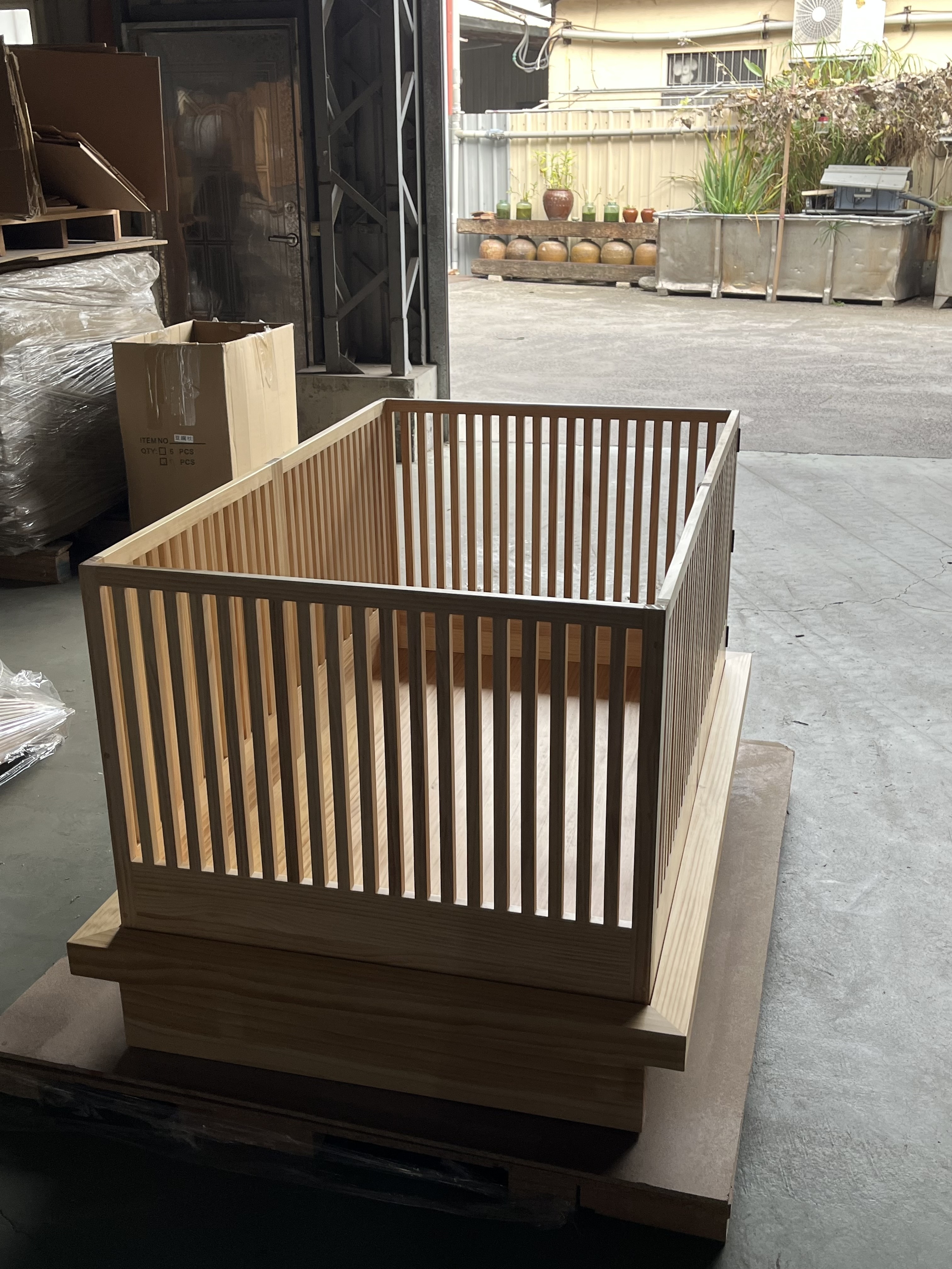 萬用原木箱及盆栽架訂製【木島家具Bokto】 用心製作的高品質實木家具