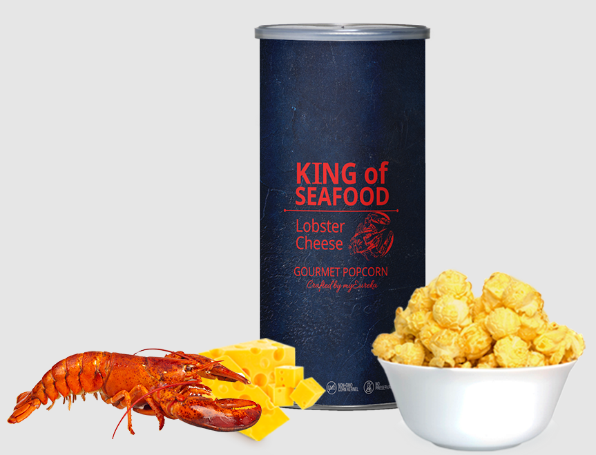 myEureka 爆谷 - 芝士龍蝦 70g (罐裝)