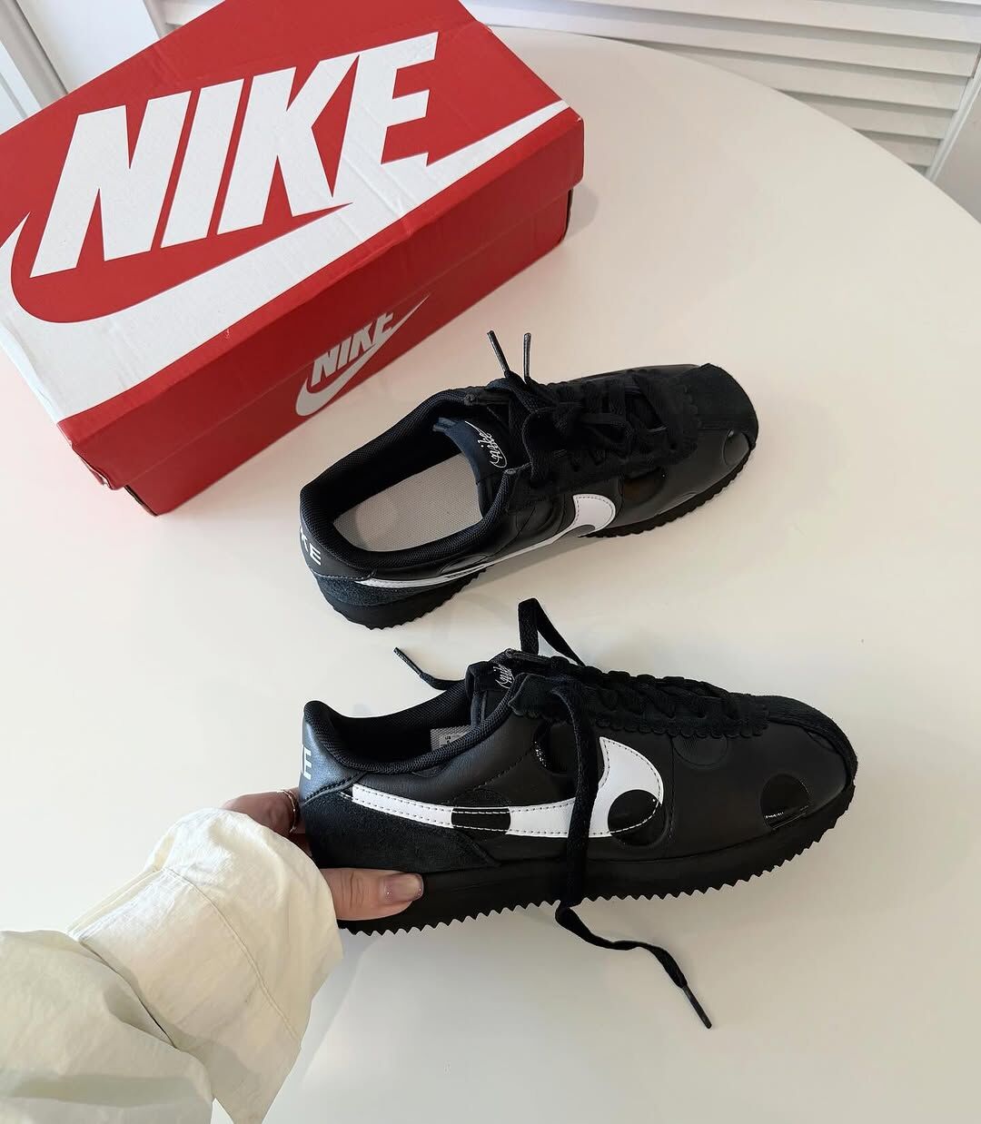 NIKE CORTEZ "POLKA DOTS" 波點 點點 黑白 阿甘鞋 女鞋 IR1332-001 / 預購