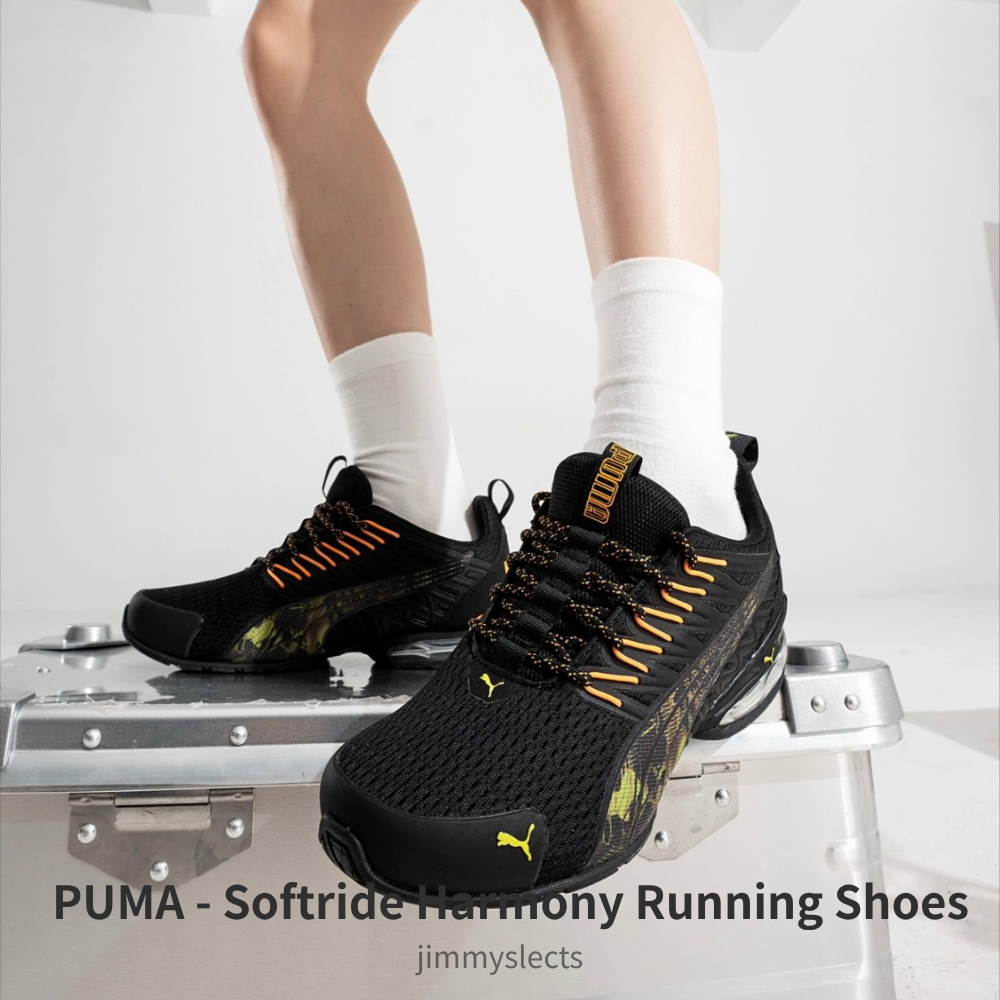 【懶人鞋首選】PUMA Softride Harmony Slip 針織套入式運動鞋 白黑 37960602
