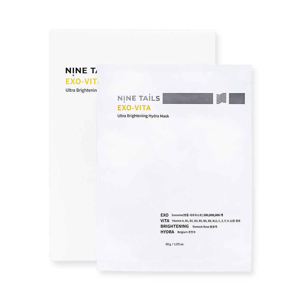 NiNE TAilS Exo Vita 外泌體維生素亮白保濕面膜 Exo Vita Ultra Brightening Hydra Mask (30g x5片) (U9)