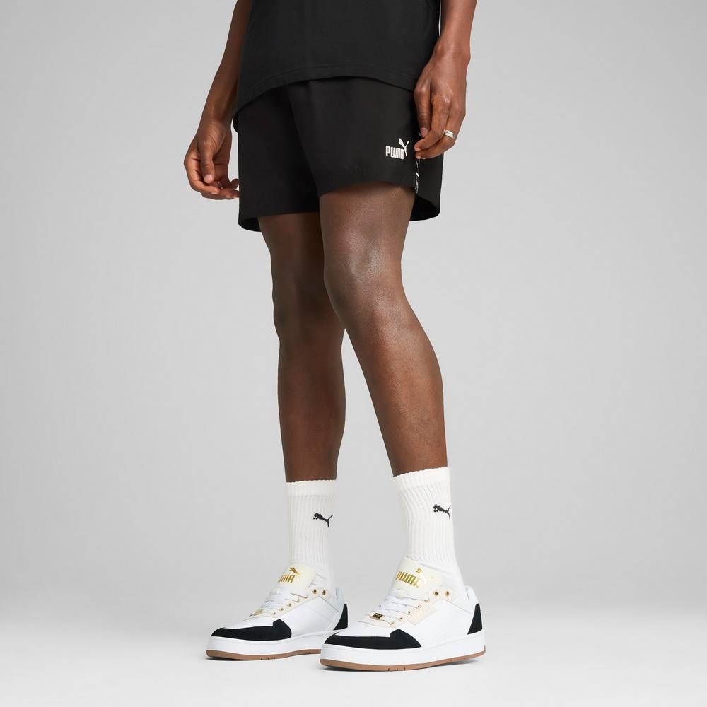 PUMA 短褲 基本系列 ESS TAPE 黑色 5吋 短風褲 男 68468201