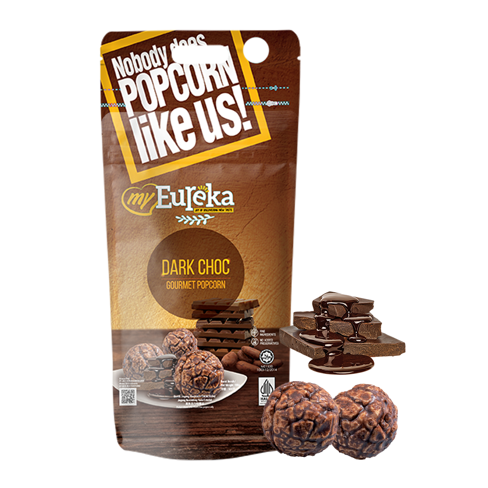 myEureka爆谷 黑朱古力味 180g(袋裝)