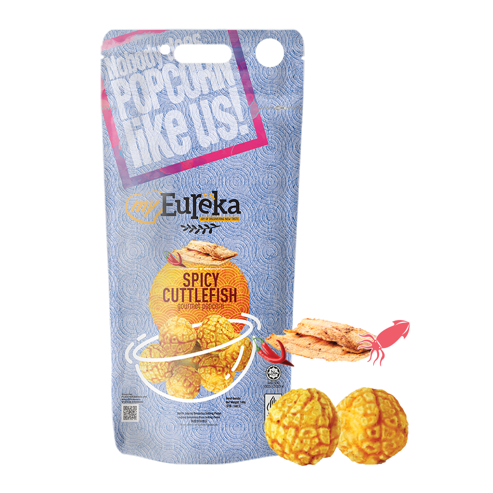 myEureka爆谷 辣味墨魚味 140g(袋裝)