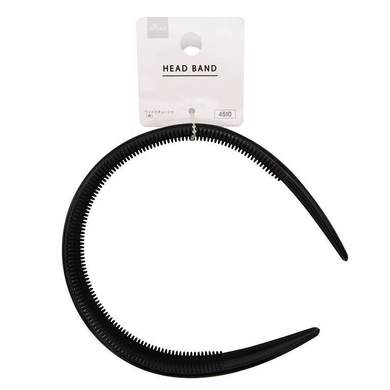 髮箍/寬版 黑