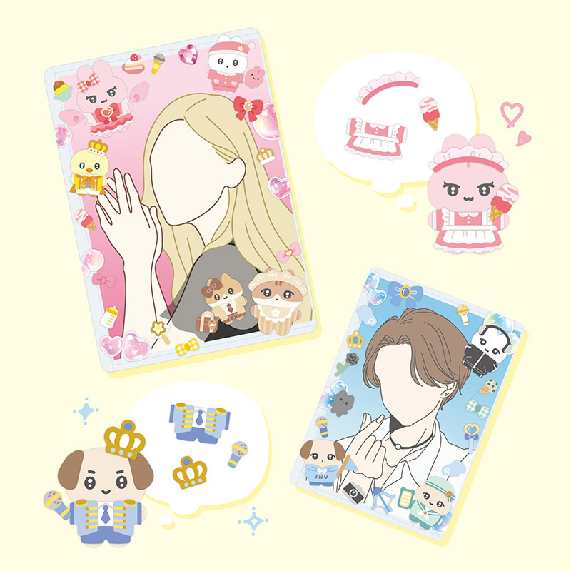 貼紙玩具/玩偶 粉