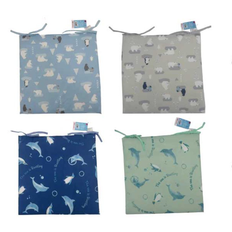 涼感坐墊/動物 43×43cm