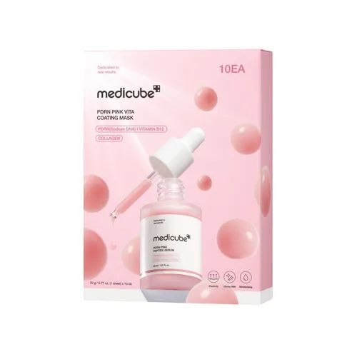 Medicube PDRN粉紅維他命濃縮面膜 10ea (2026新版)