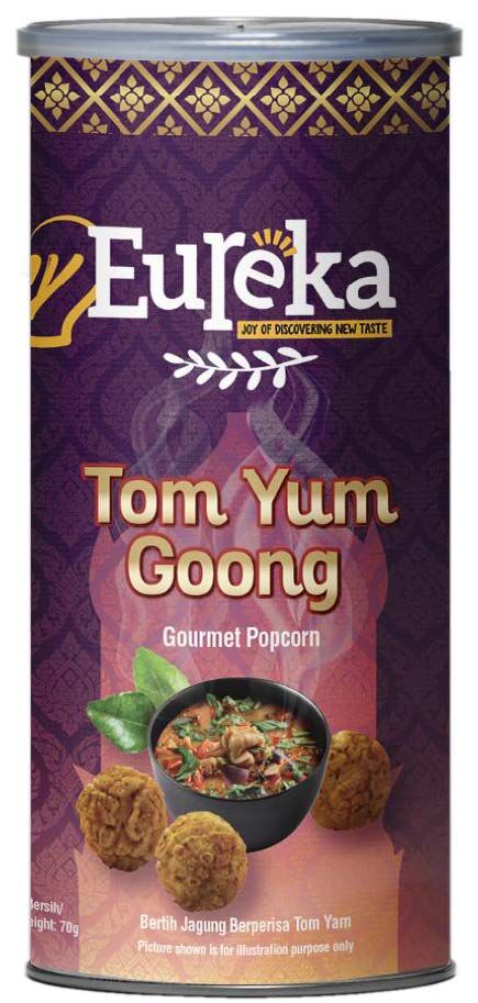 myEureka爆谷 冬陰功味 70g(罐裝)