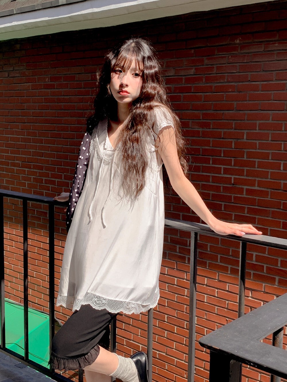 韓國grace muse授權 韓系女孩優雅精緻蕾絲連身裙