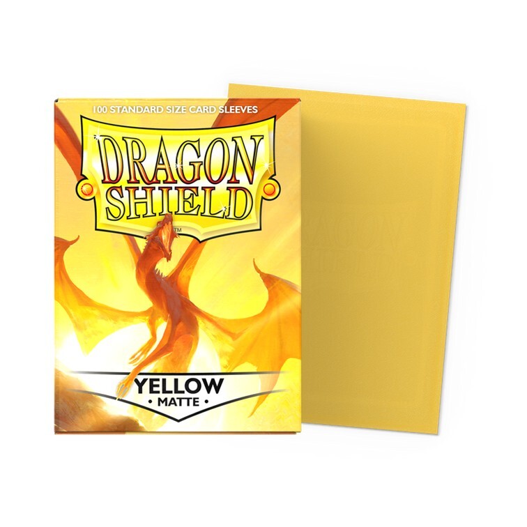 Dragon Shield 100 Matte Yellow