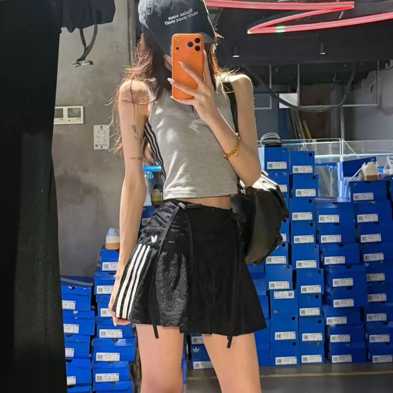 【Luxury】 ADIDAS ORIGINALS 獨家 Adidas 三葉草 LACE SKIRT 蕾絲運動裙褲 澎澎裙 黑白兩色 KU4760 KU4761