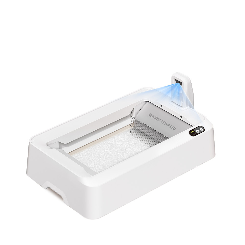 【早鳥預購】全自動智能開放式雙翼水晶貓砂機