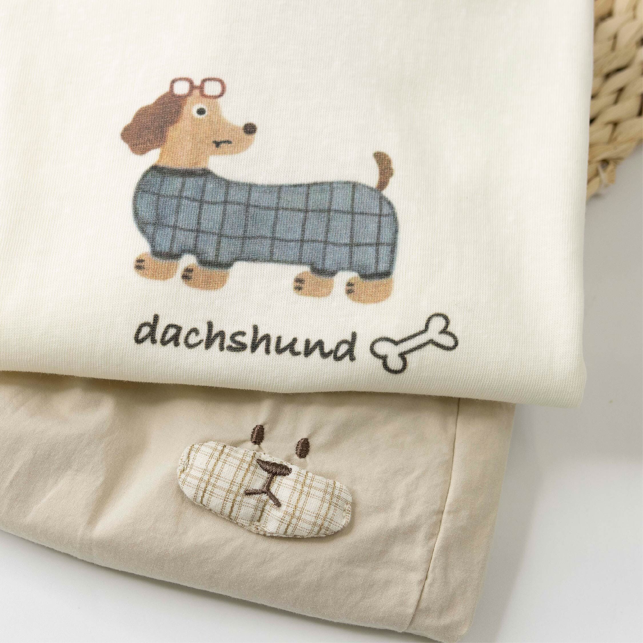 呆呆臘腸狗上衣 (H60080)