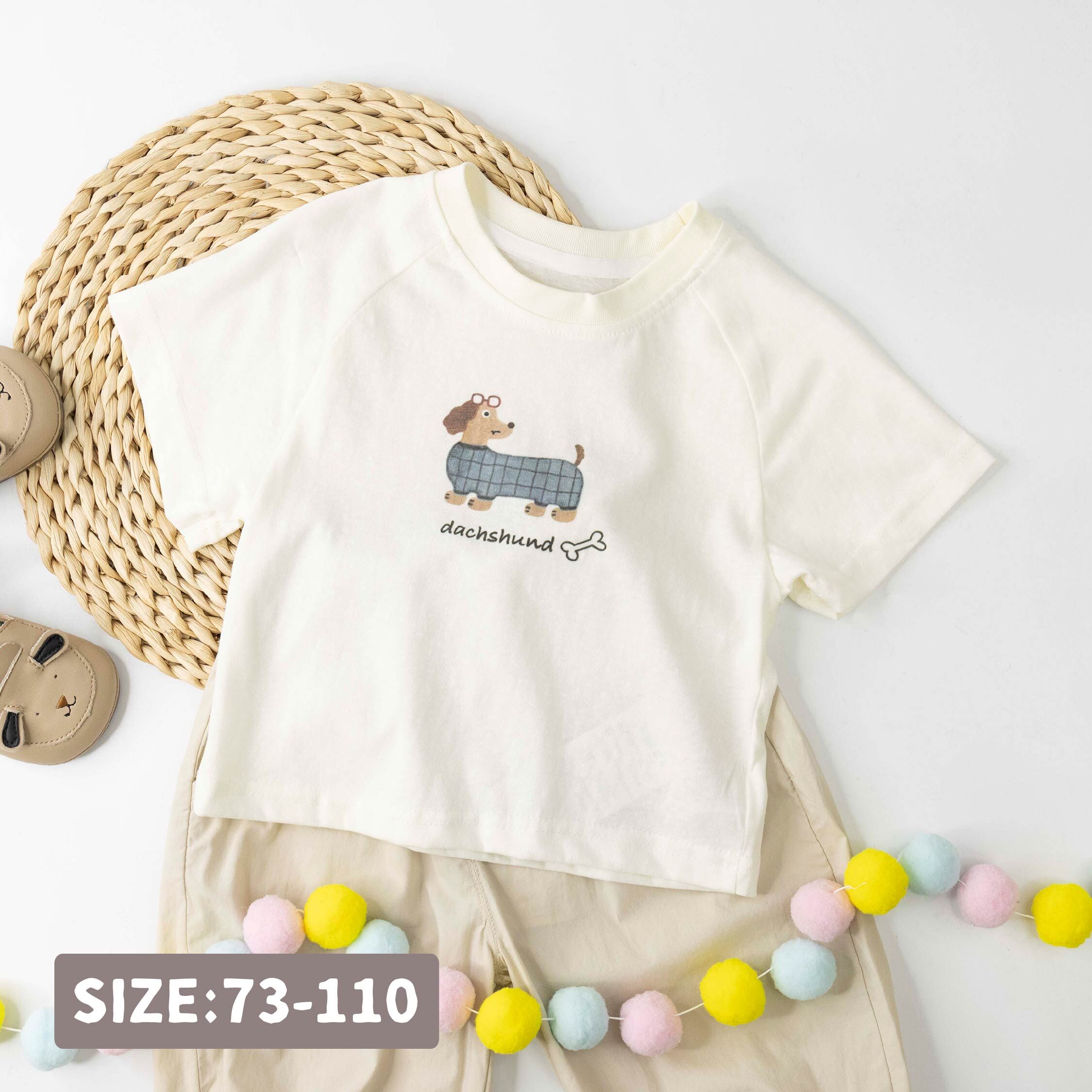 呆呆臘腸狗上衣 (H60080)