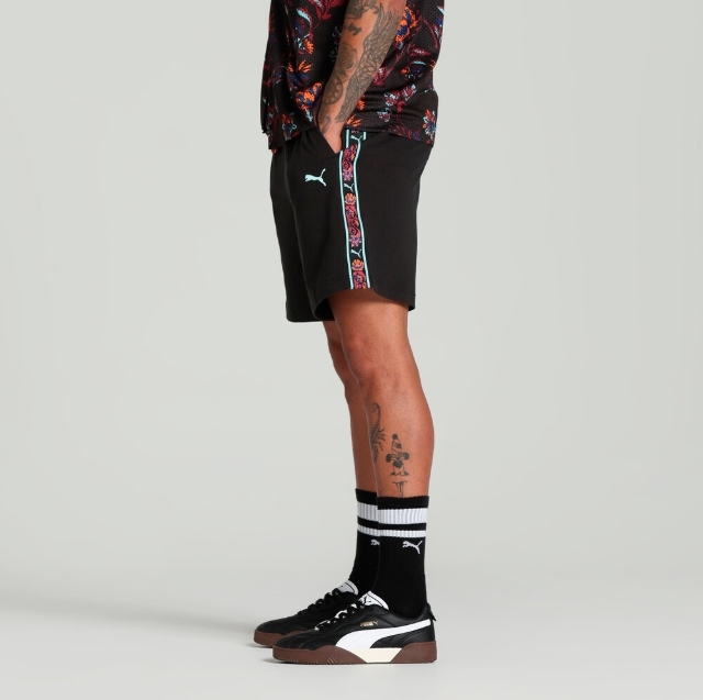 PUMA 短褲 流行系列 FLORAL SPORT 黑 花卉 7吋短褲 男 68955901