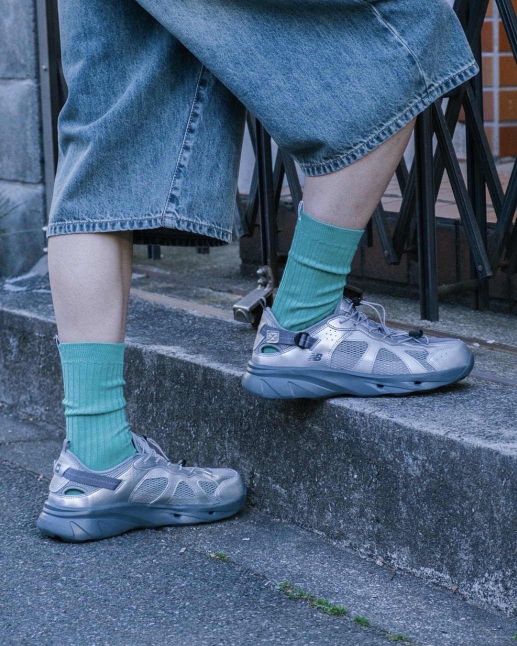 <韓國限定> New Balance kave 戶外 機能 魔鬼氈 抽繩 涼鞋 四色