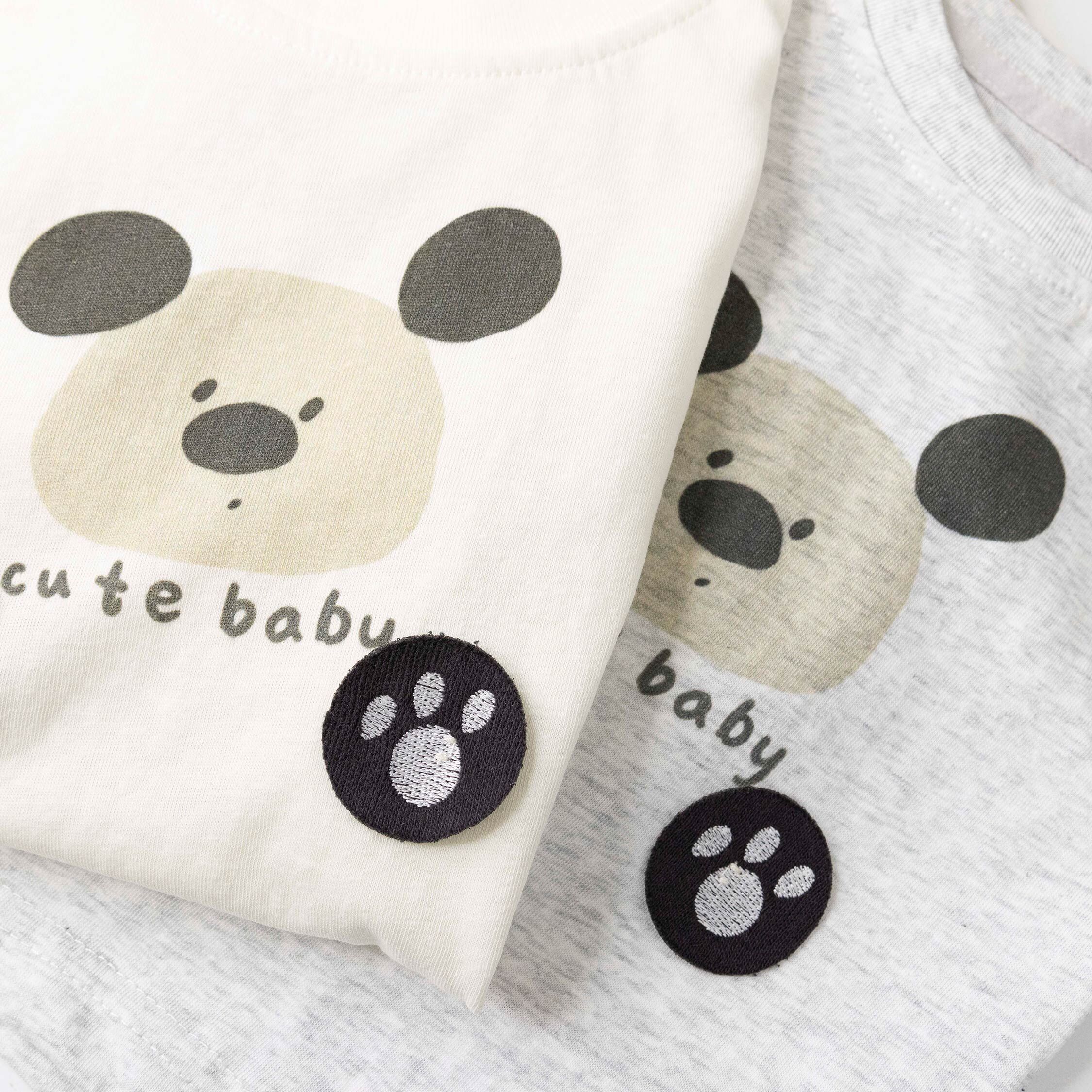 可愛狗狗立體腳掌上衣＊二色 (H60082)