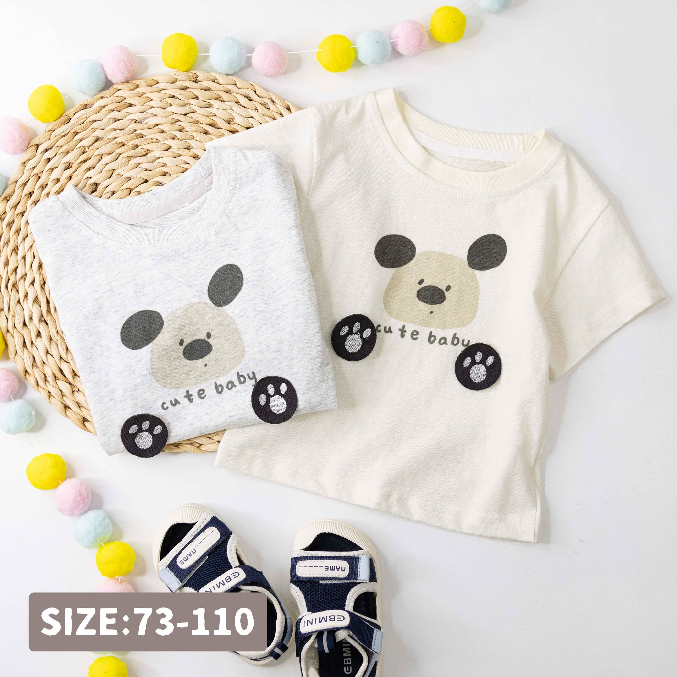 可愛狗狗立體腳掌上衣＊二色 (H60082)